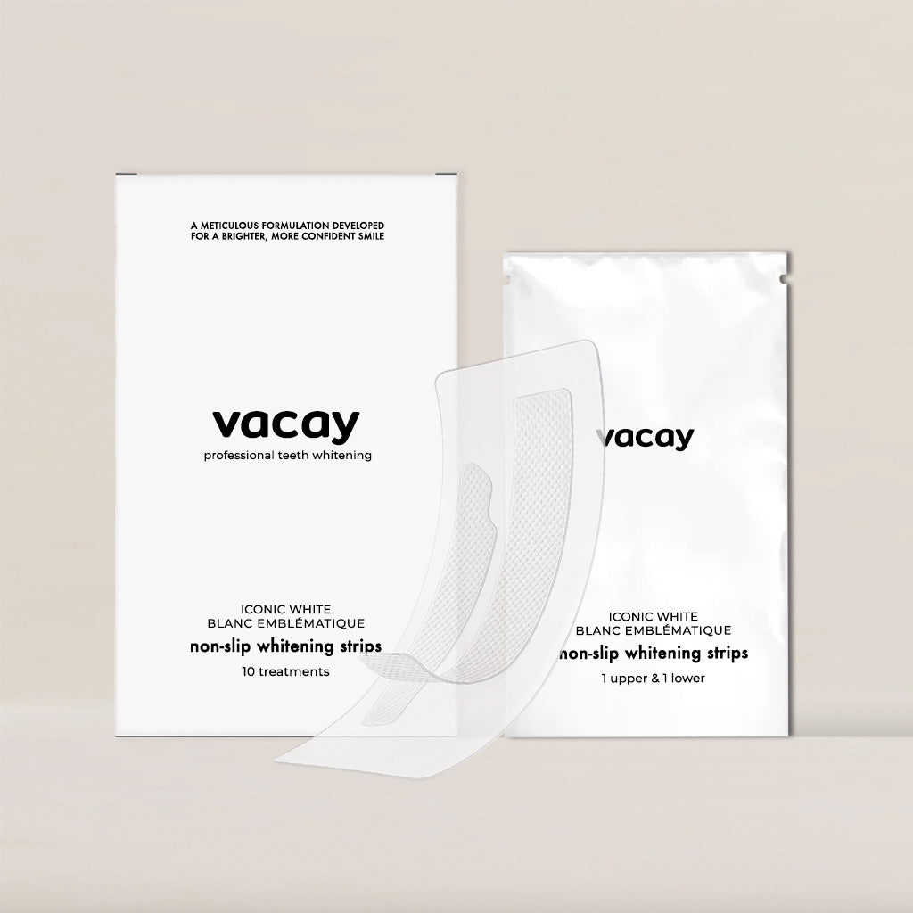 Non-Slip Teeth Whitening Strips - Iconic White
